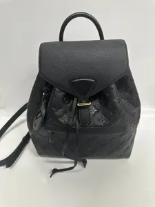 Pre-owned Louis Vuitton leather Backpacks preowned Montsouris Backpack in Monogram Empreinte Leather【Senza 1】