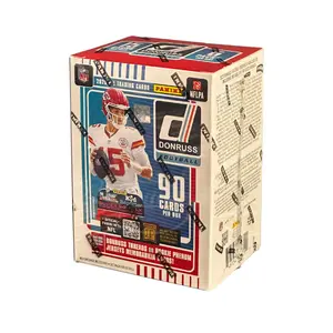 2025 Panini DONRUSS Blaster Football Trading Cards Box(Red, Purple, or Blue Tops Choose randomly)