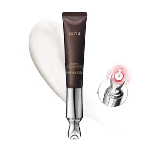 GUYU Ginseng EMS Eye Cream - Collagen Peptide Compound K, Micro-current Technology, Reduce Fine lines, Anti-Wrinkle, Asian Anti-aging, Hydrating Moisturizer, Puffiness, Crow's Feet, Moisturizing