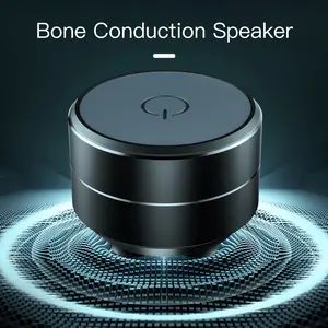 Wireless mini bone conduction speaker portable stereo bass audio player suitable for  Smartphone link playback  party Valentine's Day gift