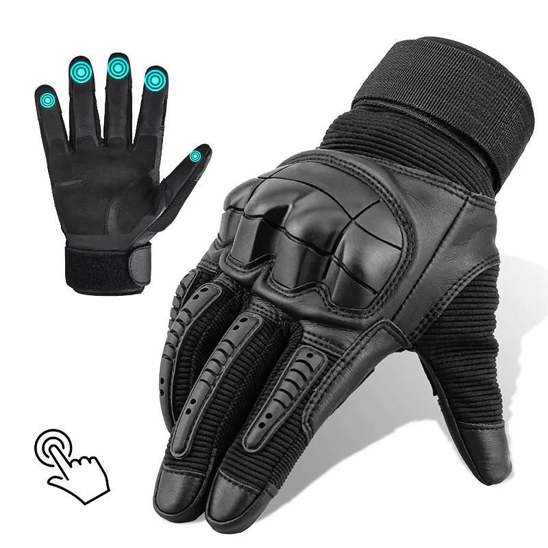 Five-finger touch screen tactical gloves outdoor sports mountaineering motorcycle wear-resistant combat gloves