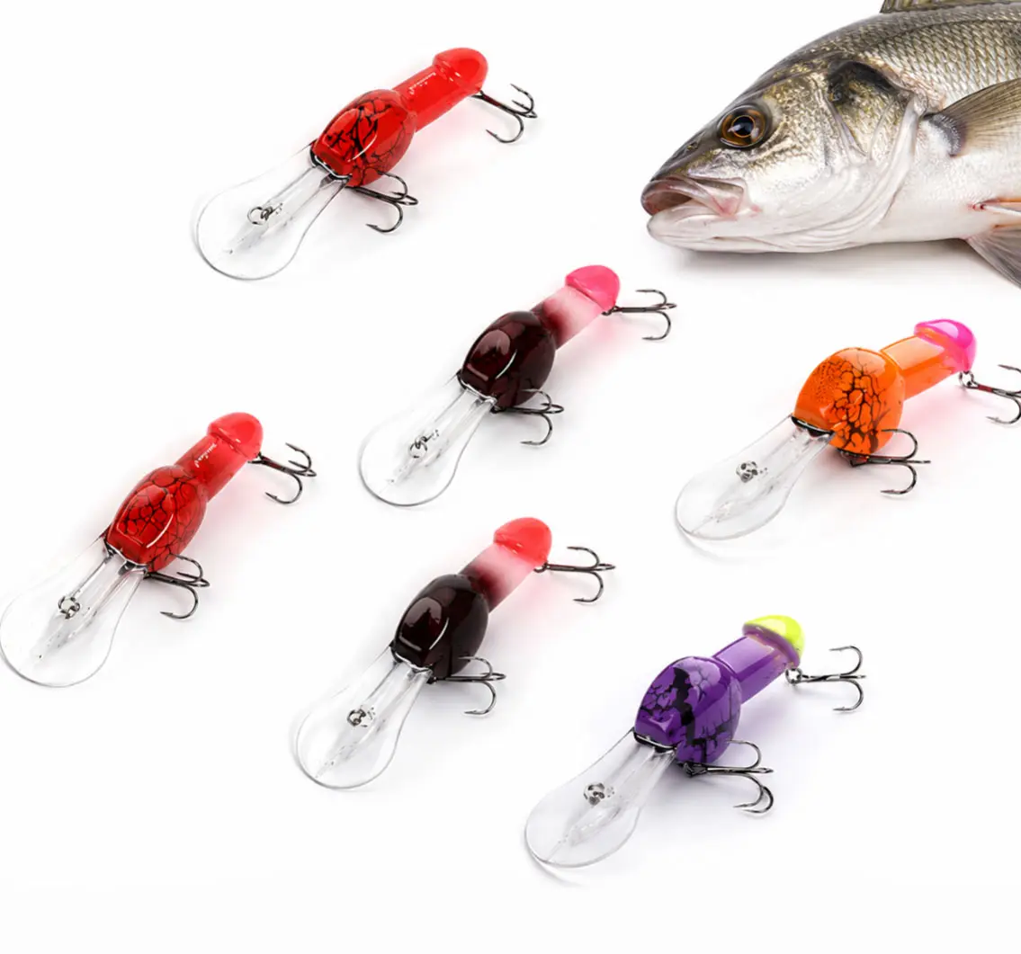 Hard Plastic Crankbait Lure Set - Crack Pattern Floating-Sinking Casting Baits, Bass Fishing Lures for All Depths, Hard Bait Hook Kit, Angler Gift