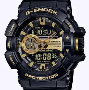 New Casio Black and gold Ana/digi men's s beautiful watch