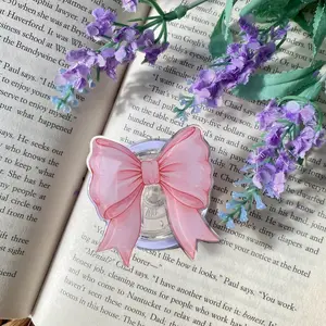 MagSafe Magnetic Phone Kindle E Reader Grip Coquette Pink Bow Bookish Book