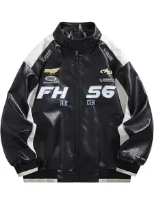 Men's Plus Size Zip Up Long Sleeve Jacket