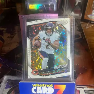 Dj Moore Prizm Trading Card - Chicago Bears Football Player Collectible Card