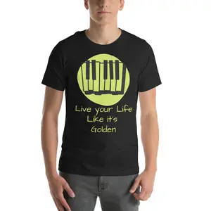 Unisex piano T-shirt