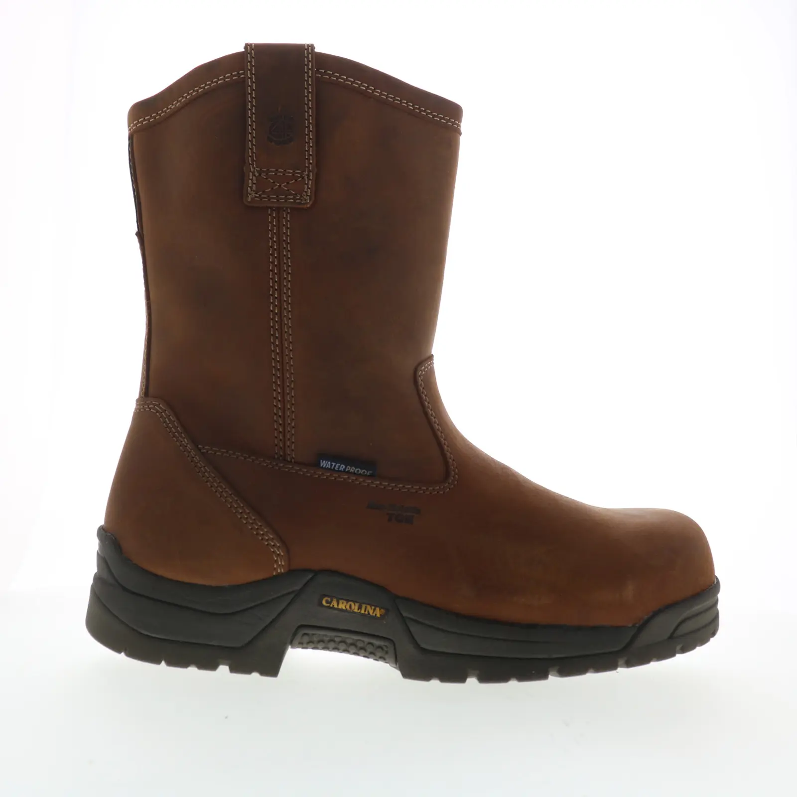Carolina Composite Toe Waterproof Wellington CA2520 Mens Brown Work Boots