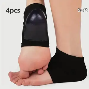 Silicone Heel Protector, 4 Counts/set Soft Heel Socks, Heel Protector for Women & Men, Sports & Outdoor Accessories, Shoe Protector