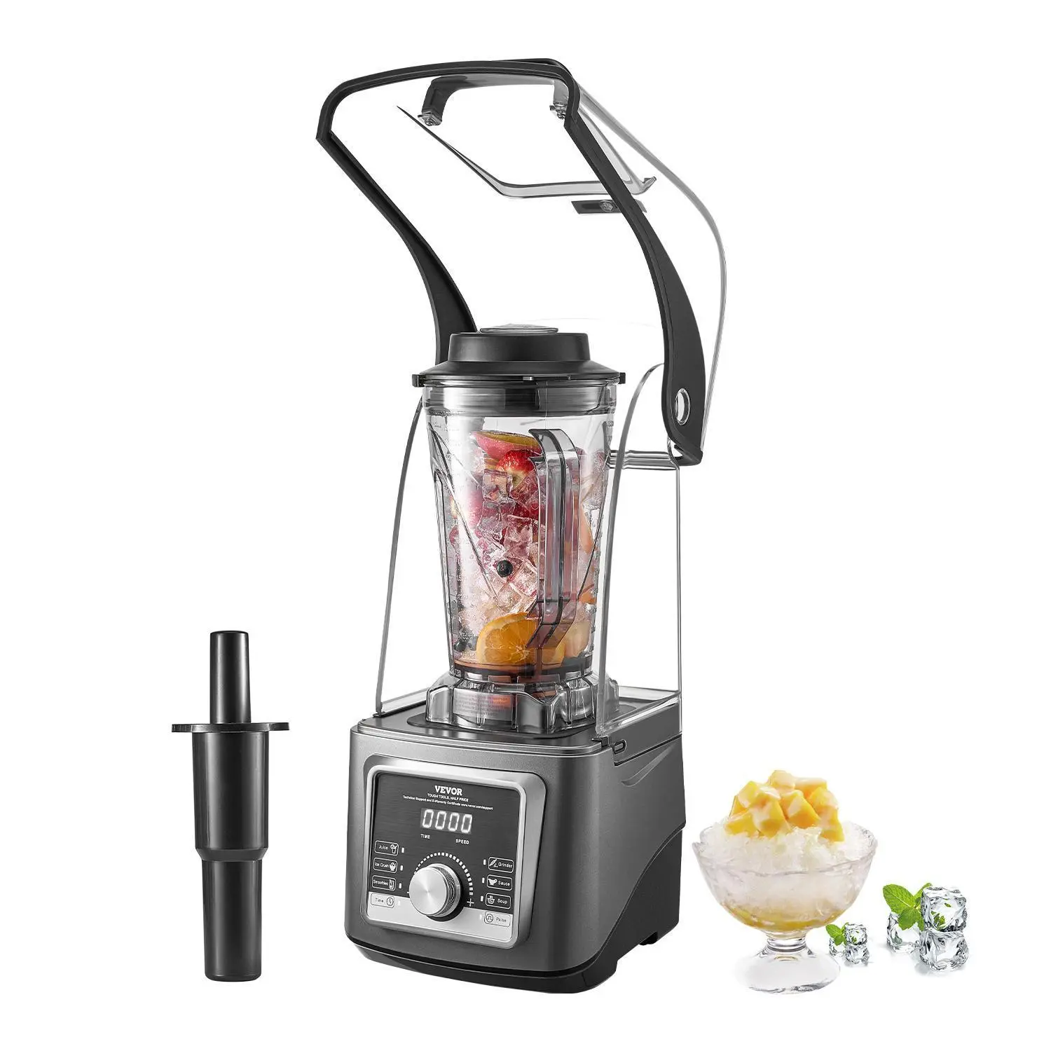 VEVOR 135 oz 1400W Blender for Smoothies Food Processing Blender for Kitchen#BackToSchool