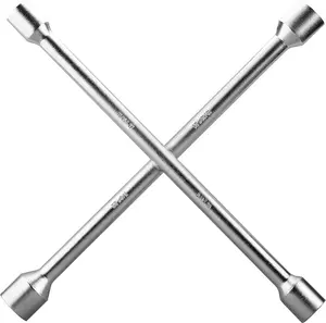 14 Inch Carbon Steel 4 Way Lug Wrench Visit the Bates Choice Store