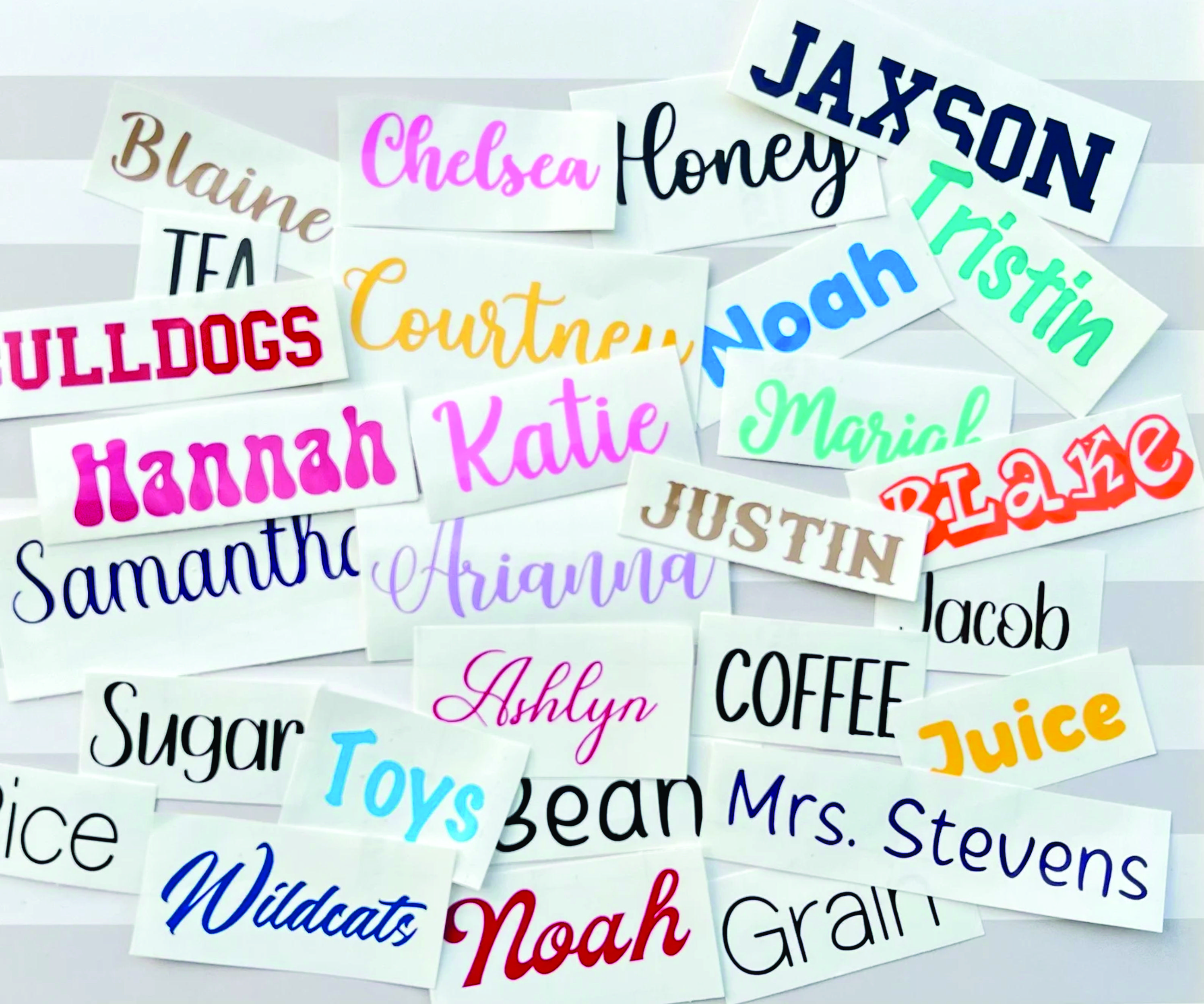 Name Decal, Name Sticker, Custom Stickers, Custom Name Sticker, Decals For Cars