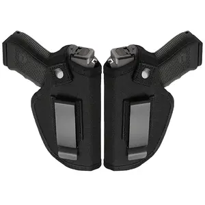 Tactical Gun Holster Unisex Portable Adjustable OWB/IWB Comfortable Fit 9mm S&W M&P Shield G Series Concealed Carry Glock Holster similar handgun