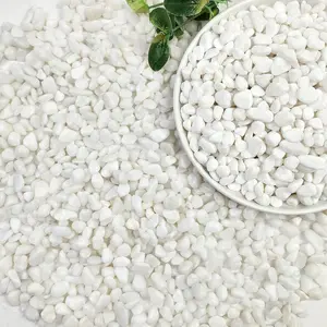 5lbs White Pebbles for Indoor , 3/8inch Small Rocks for Succulent Cactus Planters,  Polished Pebbles, River Rocks for , Vases, Garden