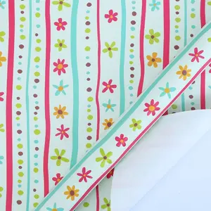 [10 Sheets 50x70cm / 20x28"] Aesthetic Floral & Stripes Gift Wrap Paper | Cute Y2K Style Birthday Packaging