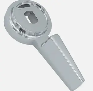 Shower Temperature Lever Control Metal Handle Replacement for Mixet Handles Chrome Finish High-Quality Chrome Finish