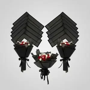 Flower Wrapping Paper 10pcs/20pcs Set, DIY Crafts Supplies, Floral Packaging for Weddings, Valentine's Day Gifts & Birthdays, Gift Packs