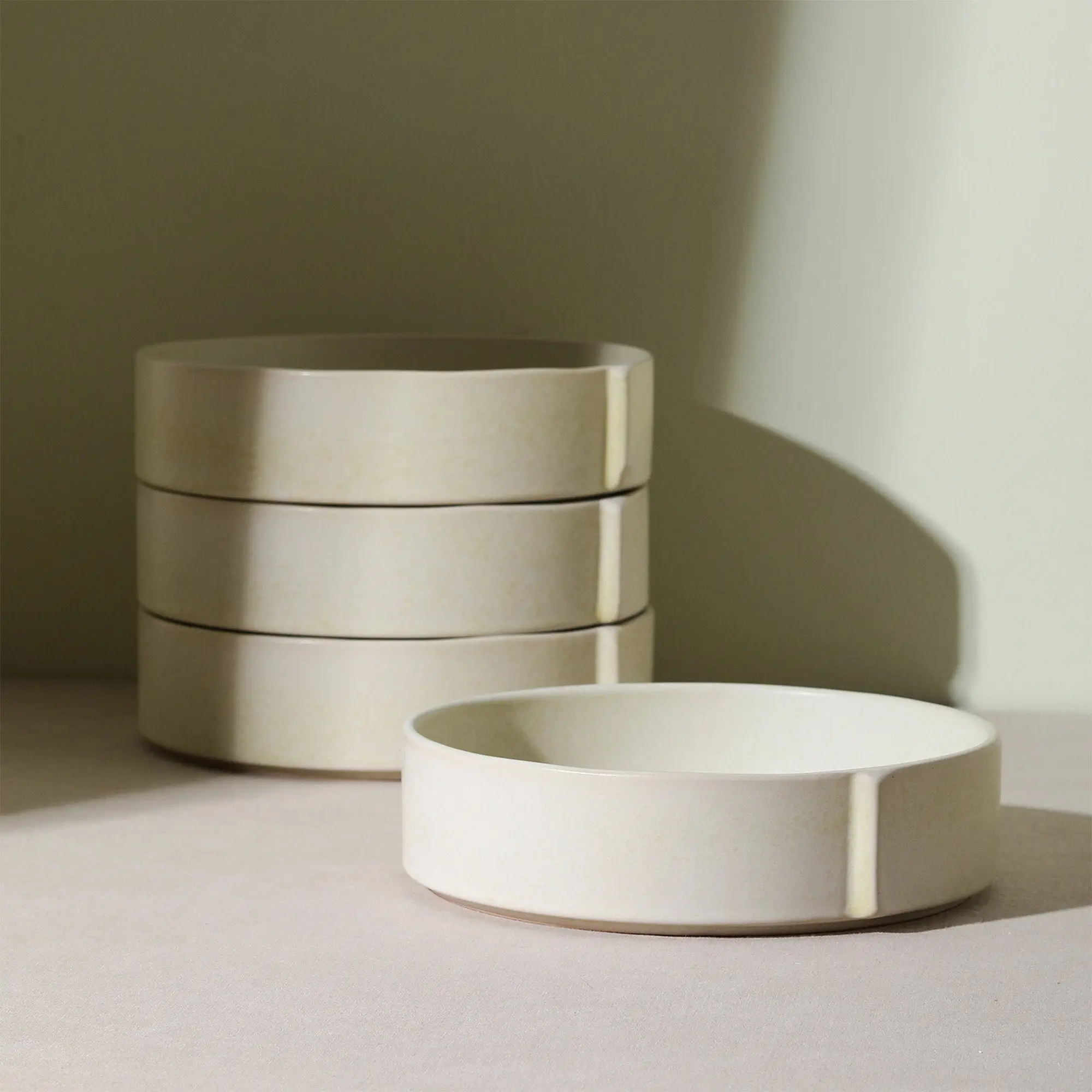 Bao Stoneware  Pasta Bowl - Beige