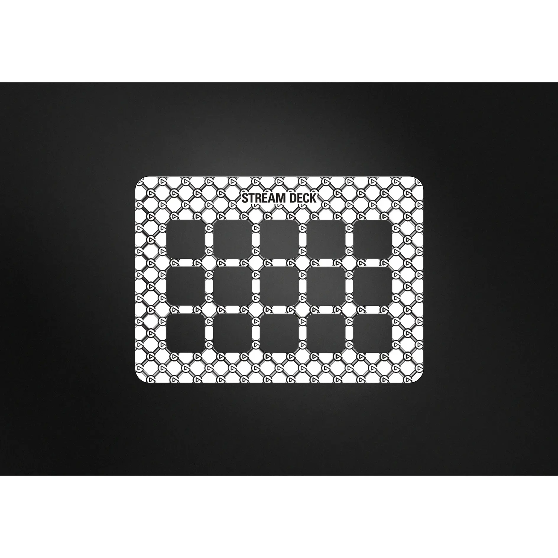 White Anniversary Faceplate