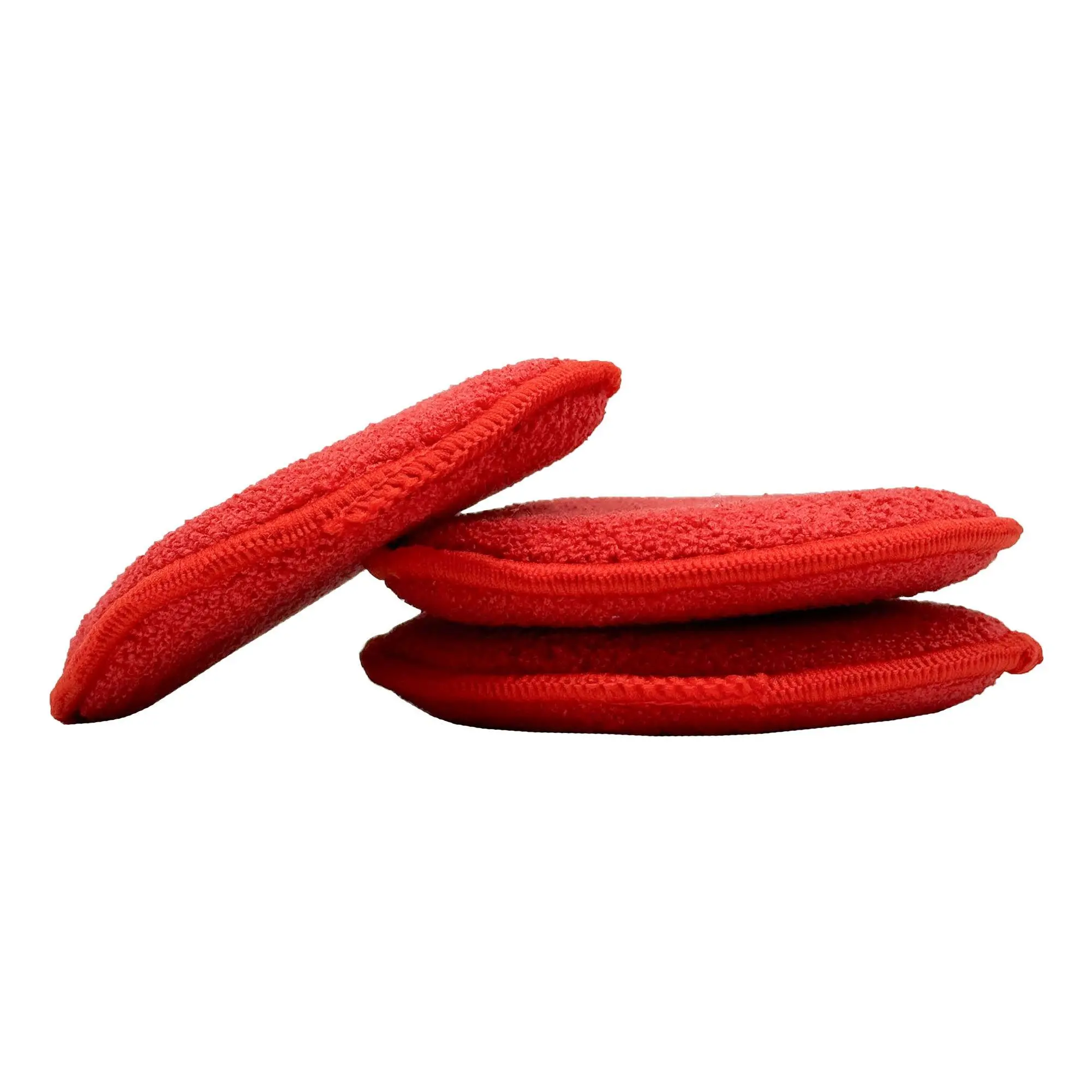Renegade Products 3-Pack: Premium Microfiber Round Pads | 5" Applicator Pads for Wax, Polish, Tire & Metal Care