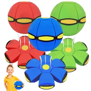 3Pcs Magic Bouncing Ball - Magic Meta Ball, Magic Flying Saucer, Bouncy Ball, Parent-Child Interaction, Doggy Disc Balls for Small & Large Dogs, Dual Form Freely Switchable ,  magic meta ball,  popup ball ,  kids ball