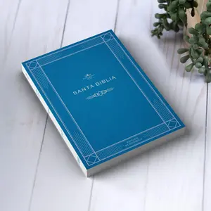 RVR 1960 Economic Edition Spanish Bible - Affordable Blue Paperback with Bible Text, Concordance, Ideal Religious Resource for Believers