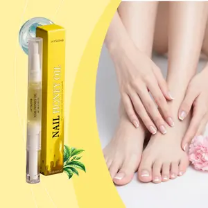 Honey Nail Care Essence Liquid - Nourishing Cuticle Oil with Tea Tree Oil & Glycerin, Daily Hydrating Repair Moisturizer for Sensitive Nails, Ginger Growth Serum 7-Day Extract Repair Pen