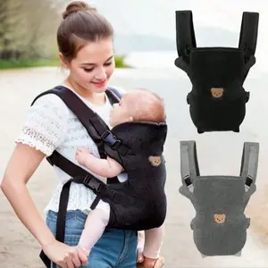 Baby Bear Carrier Strap, Newborn Sling Carriers, Universal Four Seasons Detachable Baby Backpack Straps, Comfortable Front and Back Straps, Perfect Baby Shower Gift