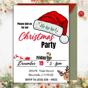 Christmas Party Custom Invitations