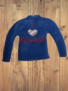 I love Baseball Elf Sweater, Elf Prop, Christmas Elf Costume