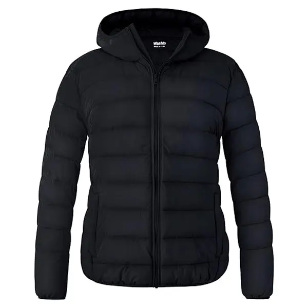 2026 NEW Women's Plus Size Lightweight Puffer Jacket Packable Hooded Winter Jacket Long-Sleeve Quilted Coat  giftideas Casual Womenswear
