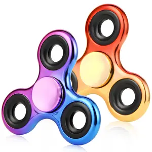 Fidget Spinner 2 Pack, Easter Basket Stuffers - Fidget Toys Adults Metal Fidgets Spinners for Kids for Autism ADHD Anxiety Gift for Teens Boys