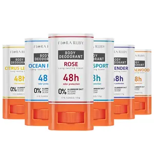 This set includes three Flora Ruby 48-hour long-lasting antiperspirant deodorant sticks, infused with a blend of fragrances including lavender, citrus, lemon, and sandalwood.Each stick weighs 15 grams, is suitable for both men and women, and is convenient