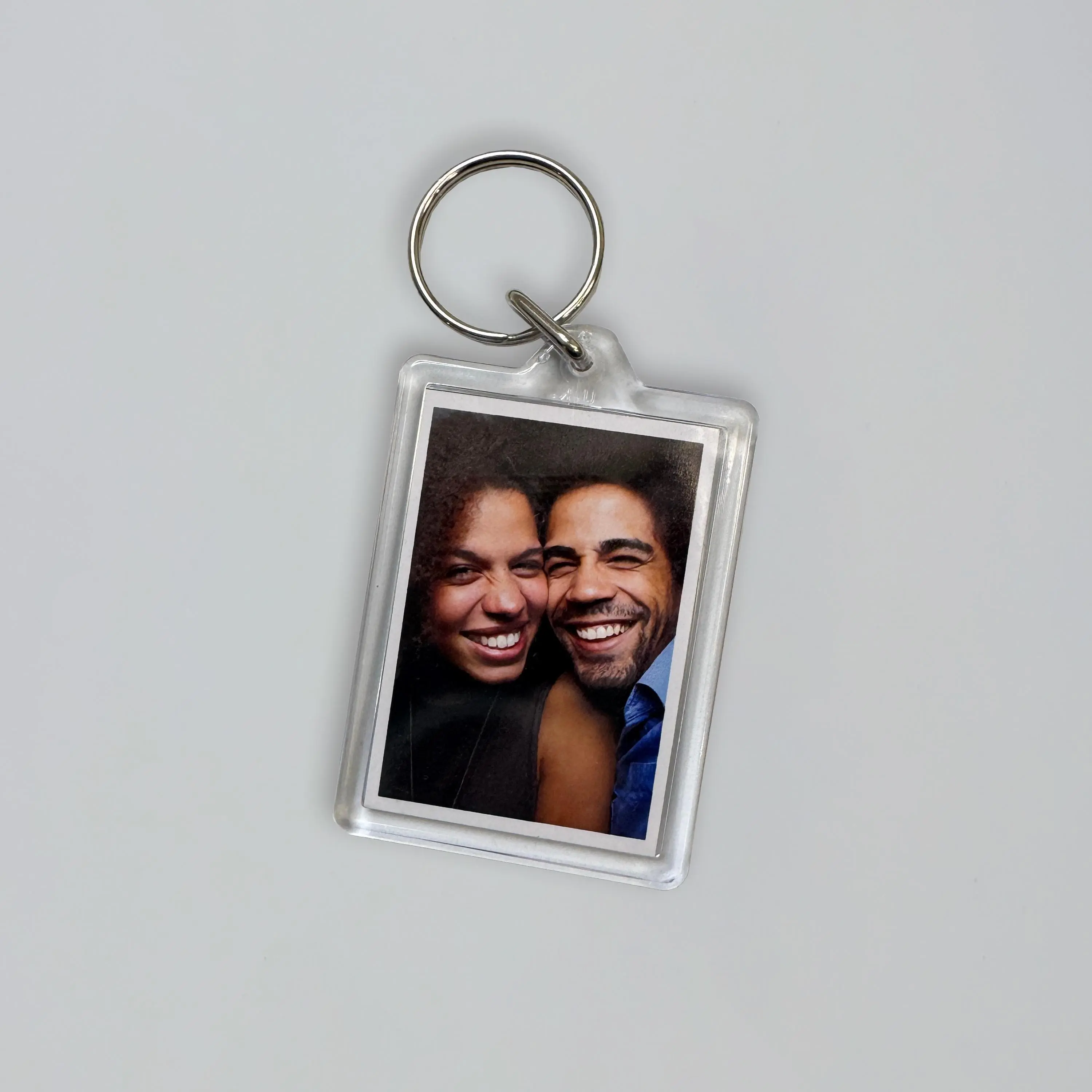 Personalised Photo Acrylic Keychain, Couple Keychain, Custom Picture Gift, Personalized Christmas's Gift For Him, Boyfriend, Husband