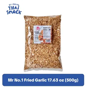 Mr.No.1 Fried Garlic, 17.63 Oz (500g) - Versatile Garlic Seasoning for Kitchen Use, Kitchen Seasoning