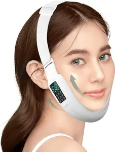 V-Face Electric Double Chin Device with 8 Modes & 15 Gear Adjustable Intensities - Intelligent V-Face Machine for Contouring Double Chin