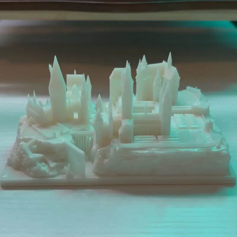 Hogwarts Scale 3D Printed Model - 3" Wide x 5" Long with Great Detail - Perfect for Collectors