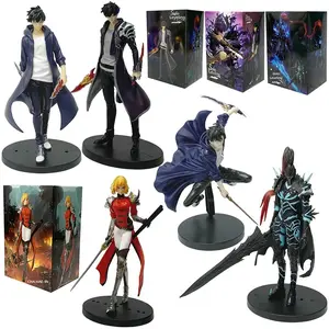 In Stock Solos Levelings (Anime Version) Figure -Sung Jinwoo Action Figure 21cm PVC Collect Figures Model Toy  Year gift ﻿