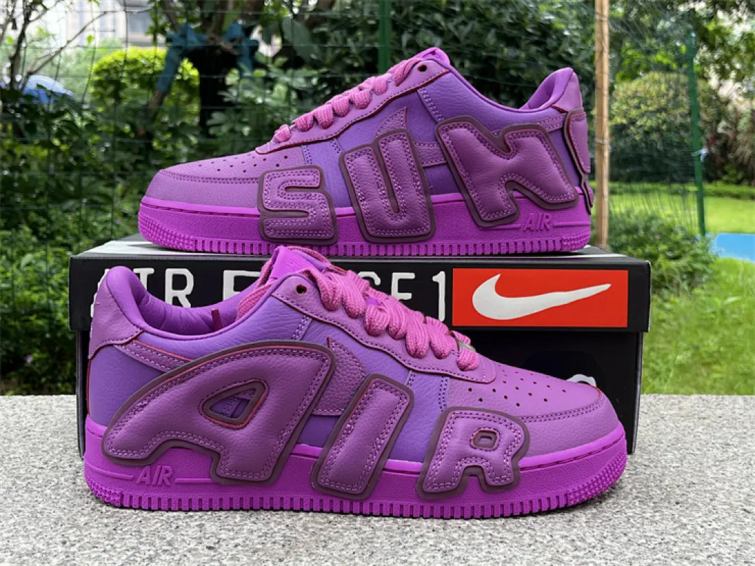 Dreamy Purple 3D Patch Letter Decor Low-top Wear-resistant Street Casual Skate Sneakers