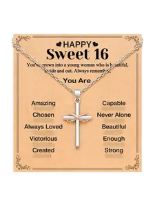 Infinity symbol necklace, figure 8 rose gold adjustable necklace, infinity symbol niche light luxury cross necklace for women