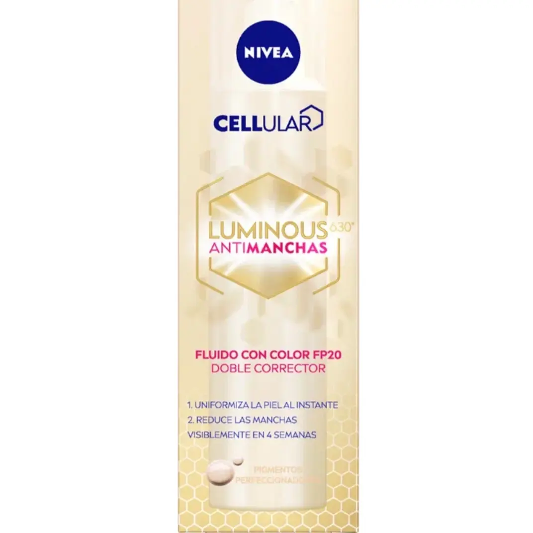 Nivea Luminous 630º Anti-Dark Spot Tinted Fluid Spf20 40 ml Moisturizer Skincare Facial Cream Skin Repair Nivea Luminous 630º Anti-Dark Spot Tinted Fluid Spf20 40 ml Moisturizer Skincare Facial Cream Skin Repair