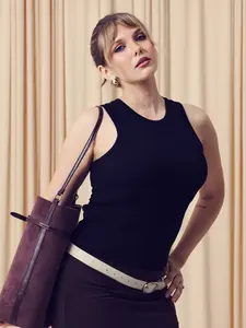 Knit Chunky High Neck Tank