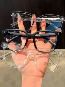 3 Pairs Square Large Frame Casual & Style Plano Lenses Glasses, Flattering Face Shape