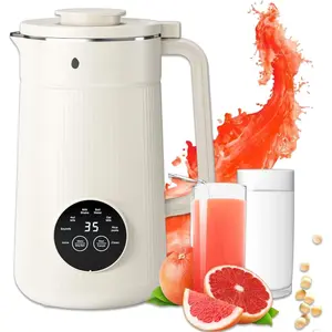 8-IN-1  Nut Milk Maker Machine, 35 oz Soy Milk Maker, Oat, Soy,  Based and Dairy Free Beverages, Juice, 2H Keep Warm Countertop Blender, 10 , 12H Delay Start, , Self-Cleaning
