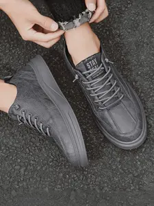 Mens Black Waterproof Leather Shoes | Slip-Resistant & Breathable | Versatile Business Casual Dress Shoes Walking Shoes