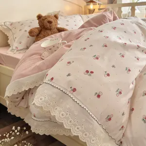 4-Piece Bedding Set Includes 2 Pillowcases, 1 Duvet Cover, 1 Sheet, Soft Fabric, Ideal for Comfortable Sleep, Perfect Gift Choice, Soft Bedding Sets