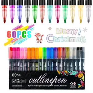 Outline Marker Pens Birthday gift trendy stuff Office Writing & Correction Tools, Trendy Birthday Gift for Office Workers Back to School