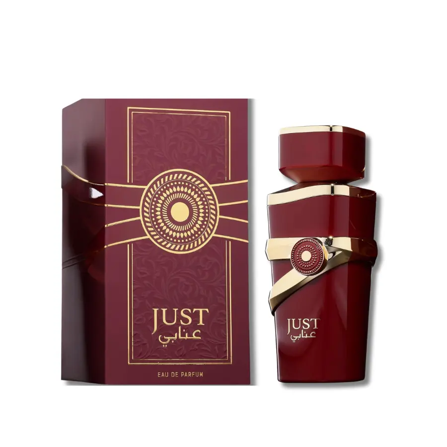 Fragrance World Just Anabi Eau de Parfum, Women's Spicy Floral Fruity Scent with Cherry, Smoky, & Woody Notes, EDP Body Perfume, 3.4 fl oz, Edp Spray Fragrance, Women's Fragrance