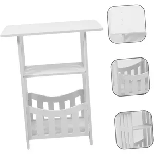 Bedside Tables with Storage Shelf Basket, Multifunctional Modern Simple Bedside Tables Small Nightstand, Stylish Bedside Table, Minimal Nightstands Storage Shelf for Bedroom Sofa Table Office, Bedroom Decor