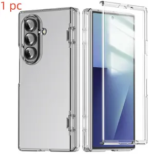 Magnetic Case for Samsung Galaxy Z Fold 7, Full Body Design with Screen Protector and Hinge Cover, Shockproof Ultra-Thin Protection